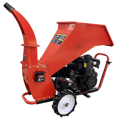 Factory Commercial Wooden Wheeloader 13hp 80hp Crane Machinery Drum Chipper Attachments Tractor Chippers Sale