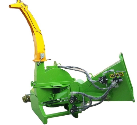 Cutting Forestry Log Waste Forestry Wood Machinery Tractor Mounted Wood Chipper Shredder