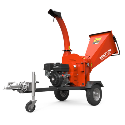 Professional Towable Farms ATV 12CM High Efficiency 15HP Gasoline Engine Powered Disc Branch Wood Chipper